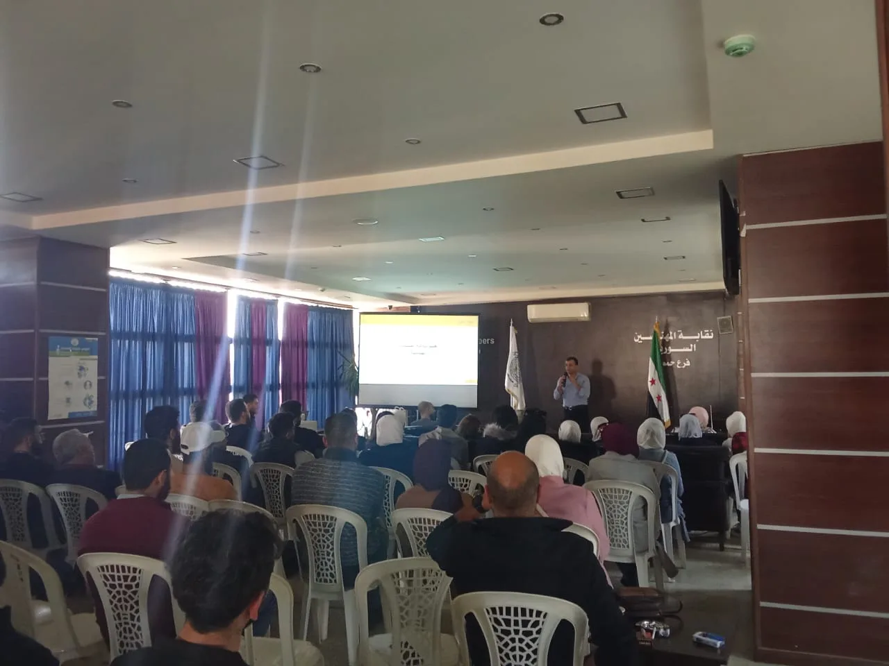 محاضرة حول تقييم اضرار المتفجرات