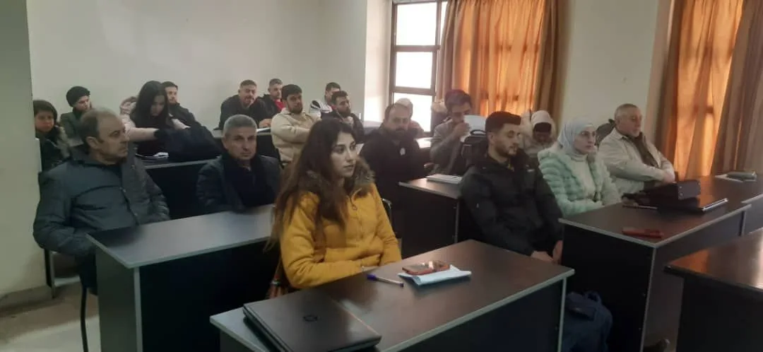 من أجواء الدورة التدريبية للحصول على المراتب الهندسية لقسم هندسة الميكانيك